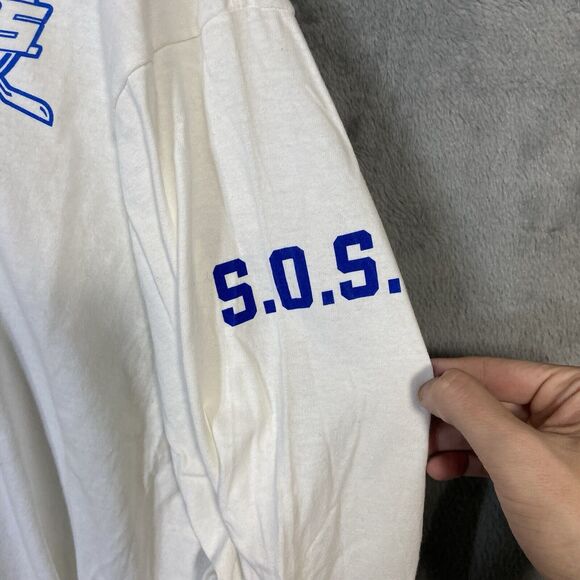 SZA SOS Tour Hockey Jersey Style Long Sleeve Size XL Tee 2023 TDE T Shirt NWOT - Picture 5 of 9